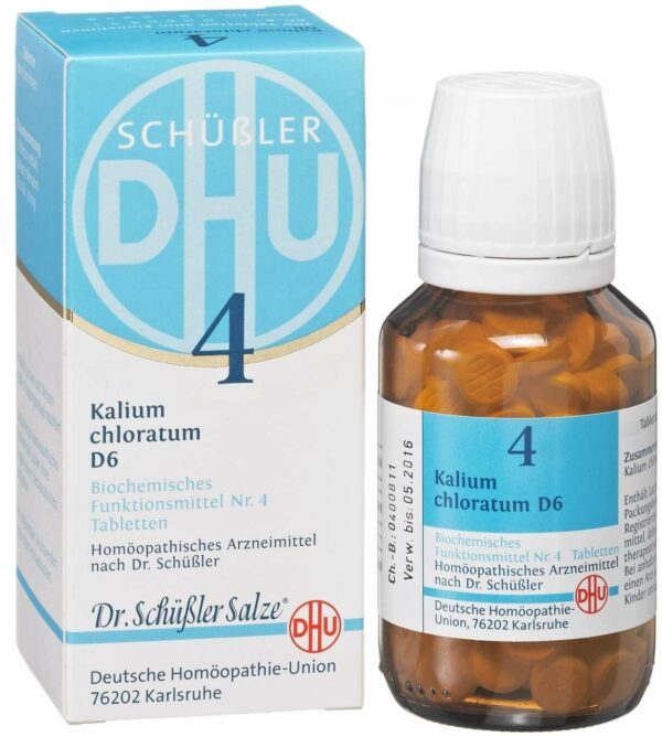 Biochemie DHU 4 Kalium chloratum D6 Tabletten 80 Tabletten