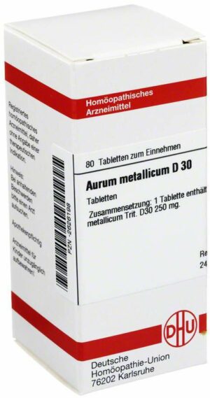 Aurum Metallicum D 30 Tabletten