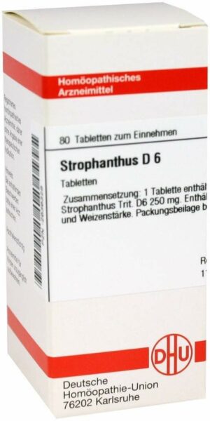 Strophanthus D6 Tabletten 80 Tabletten