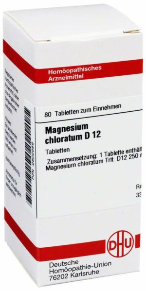 Magnesium Chloratum D 12 80 Tabletten