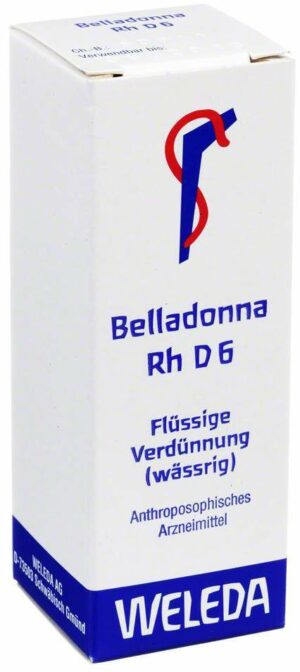 Weleda Belladonna Rh D6