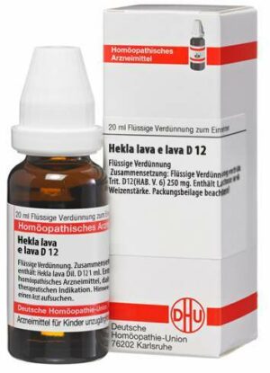 Hekla Lava E Lava D12 Dilution 20 ml Dilution