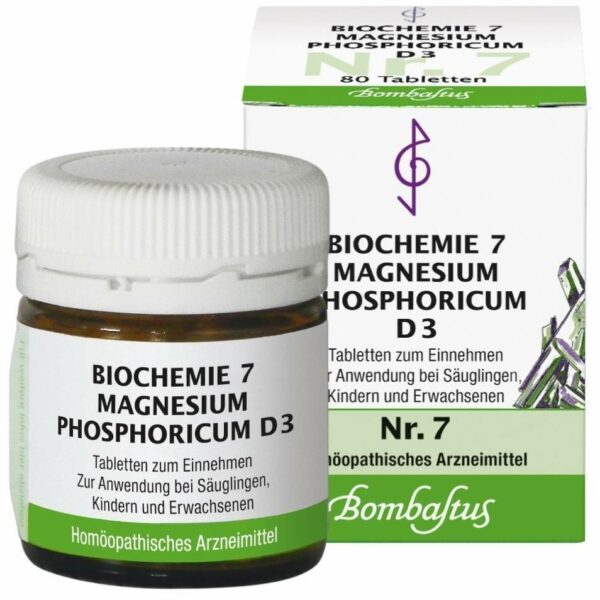 Biochemie Bombastus 7 Magnesium phosphoricum D 3 80 Tabletten