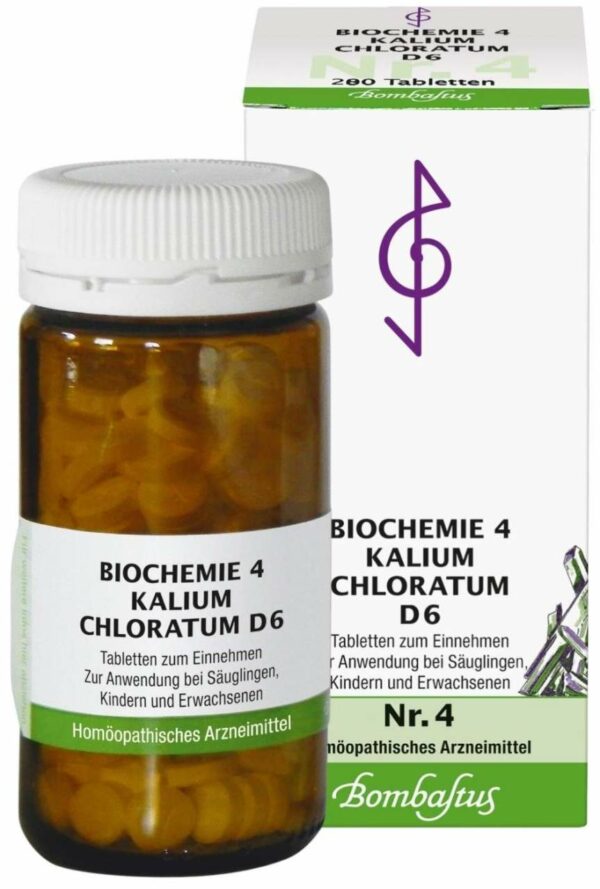 Biochemie Bombastus 4 Kalium chloratum D 6 200 Tabletten