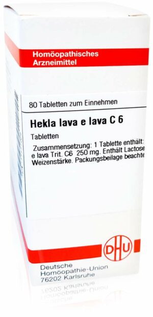 Hekla Lava E Lava C 6 Dhu 80 Tabletten