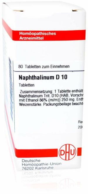 Naphthalinum D 10 Tabletten 80 Stück