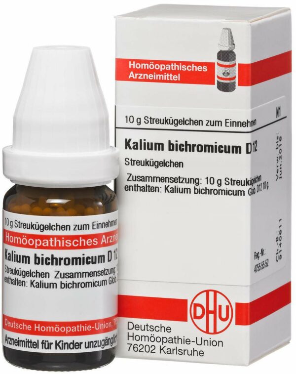 Kalium bichromicum D12 DHU 10 g Globuli