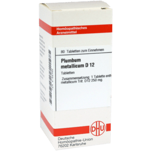 Plumbum Metallicum D12 Dhu 80 Tabletten