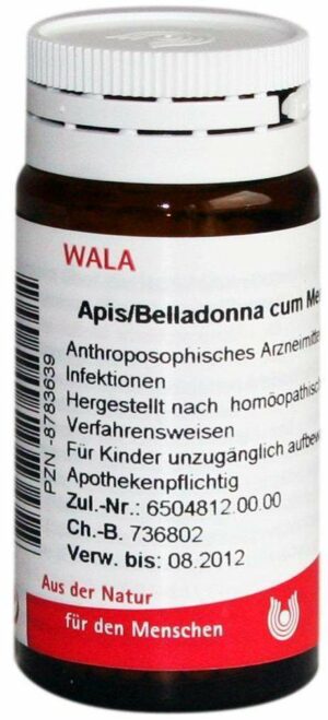 Wala Apis Belladonna Cum Mercurio 20 G Globuli