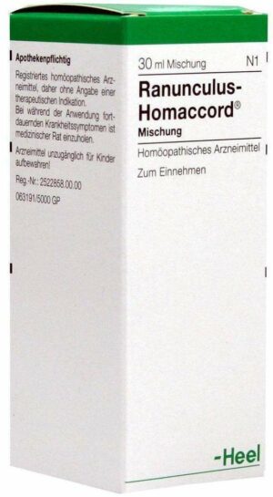 Ranunculus Homaccord 30 ml Tropfen