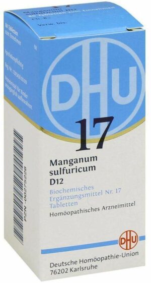 Biochemie Dhu 17 Manganum Sulfuricum D12 80 Tabletten