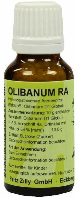 Olibanum Ra Weihrauch 20 G Globuli