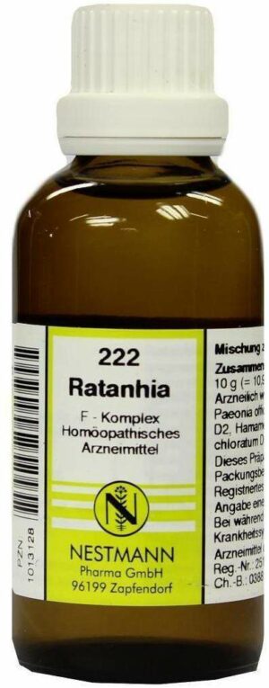 Ratanhia F Komplex Nr. 222 50 ml Dilution