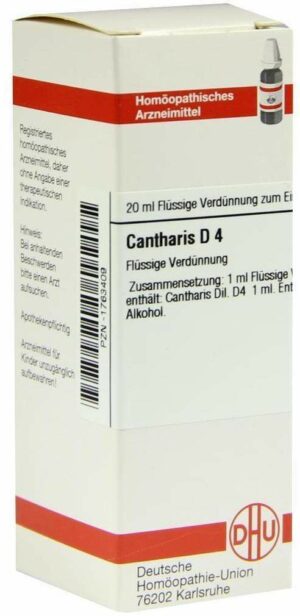 Cantharis D 4 20 ml Dilution