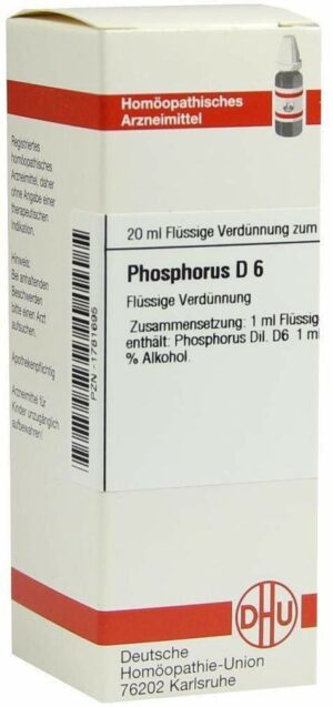 Phosphorus D6 Dilution 20 ml Dilution