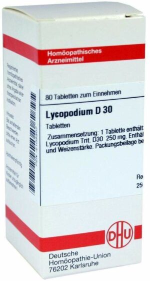 Lycopodium D 30 80 Tabletten