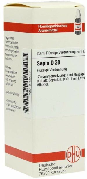 Sepia D 30 Dilution