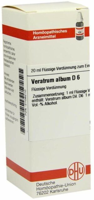 Dhu Veratrum Album D6 20 ml Dilution