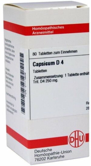 Capsicum D 4 80 Tabletten