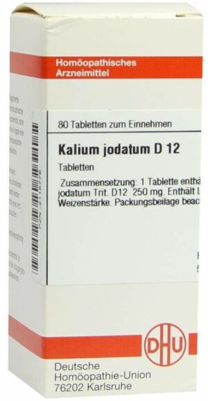 Kalium Jodatum D12 Dhu 80 Tabletten