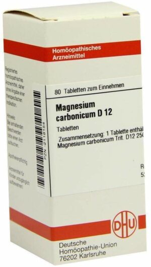 Magnesium Carbonicum D12 Tabletten 80 Tabletten