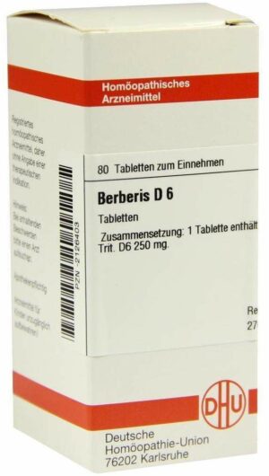 Berberis D6 80 Tabletten