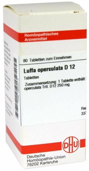 Luffa Operculata D12 Dhu 80 Tabletten