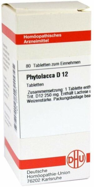 Phytolacca D 12 Tabletten