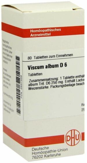 Viscum Album D6 Tabletten 80 Tabletten