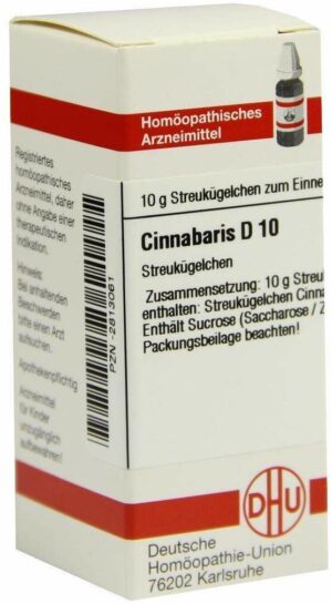 Cinnabaris D10 10 G Globuli