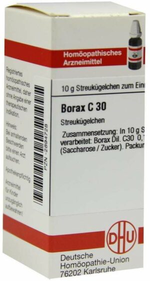 Borax C30 10 G Globuli