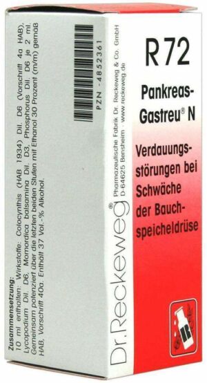 Pankreas Gastreu N R72 50 ml Tropfen zum Einnehmen