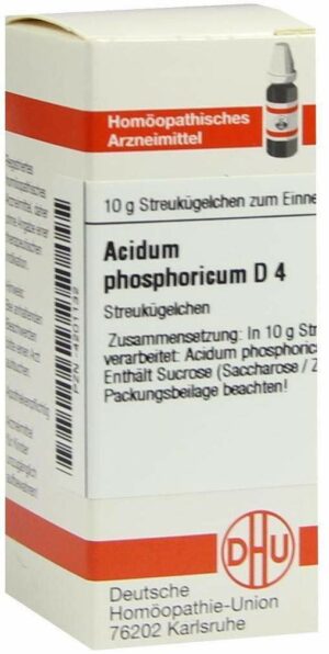 Acidum Phosphoricum D 4 Globuli