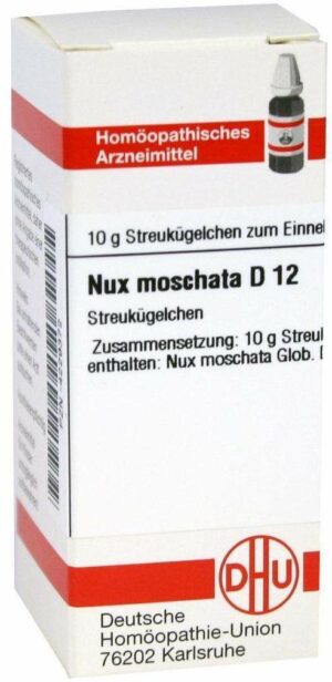 Nux Moschata D 12 Globuli