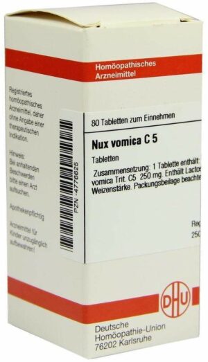 Nux Vomica C5 Tabletten 80 Tabletten