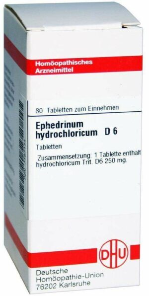 Ephedrinum Hydrochl. D 6 Tabletten