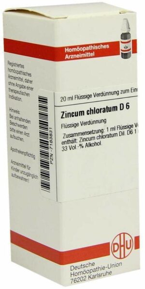 Zincum Chloratum D 6 20 ml Dilution