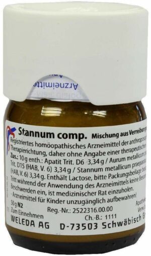 Weleda Stannum Comp 50 g Trituration