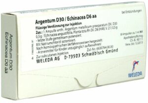 Weleda Argentum D30 Echinacea D6 Aa 8 Ampullen