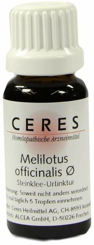 Ceres Melilotus Officinalis Urtinktur 20ml