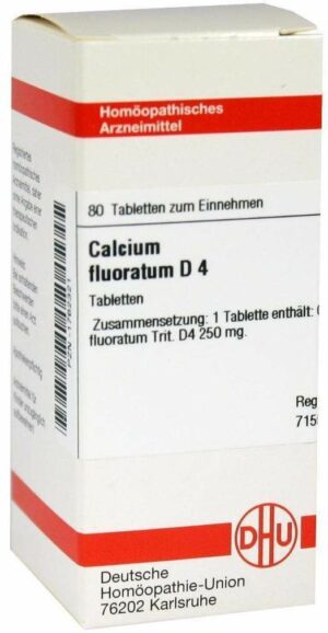 Calcium Fluoratum D 4 80 Tabletten