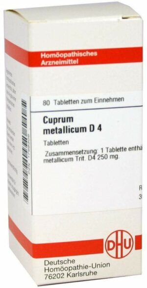 Cuprum Metallicum D 4 80 Tabletten