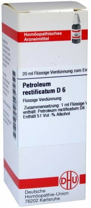 Dhu Petroleum Rectificatum D6 20 ml Dilution