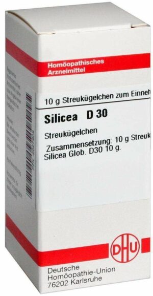 Silicea D30 Dhu 10 G Globuli