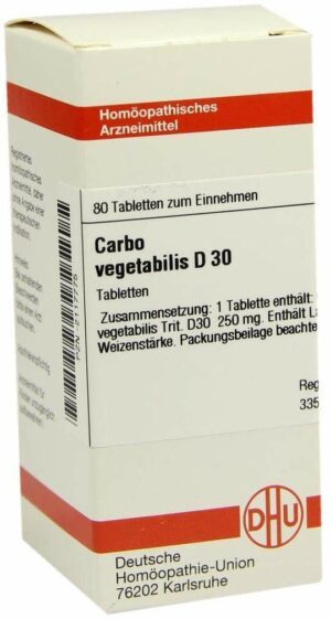 Carbo Vegetabilis D 30 Tabletten