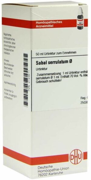 Sabal Serrulatum Urtinktur 50 ml Dilution