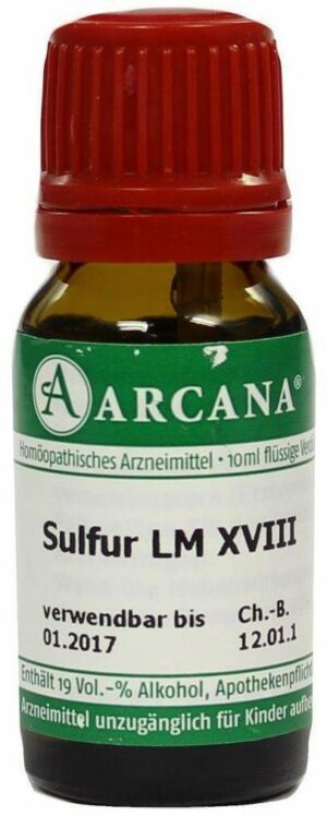 Sulfur Arcana Lm 18 Dilution 10 ml