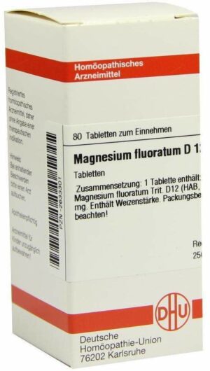 Dhu Magnesium Fluoratum D12 Tabletten 80 Tabletten