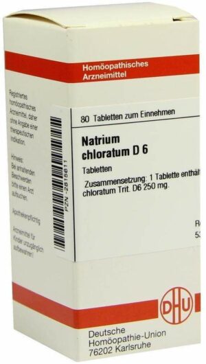 Natrium Chloratum D6 80 Tabletten