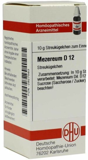 Mezereum D12 10 G Globuli